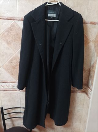 Chaquetón largo mujer FORECAST negro Talla L