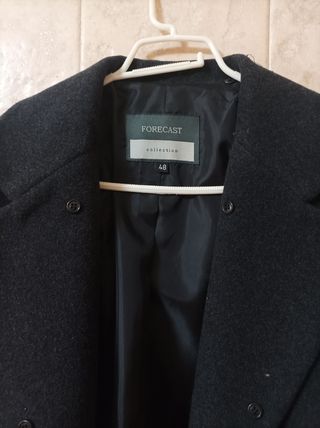 Chaquetón largo mujer FORECAST negro Talla L