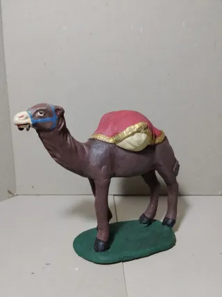 Figura Belén Pastor con Camellos Barro