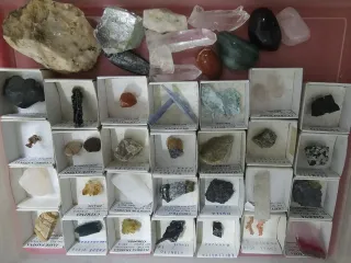 Collezione di minerali