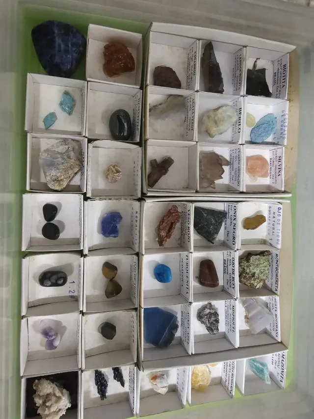 Collezione di minerali