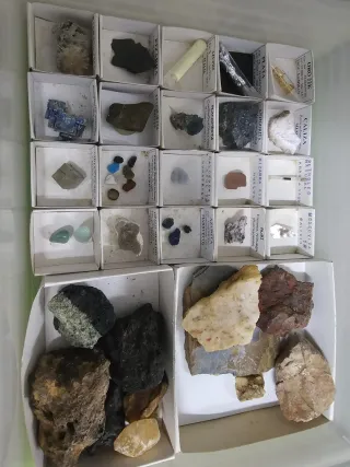 Collezione di minerali