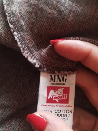 Minifalda Mango Talla XS Invierno