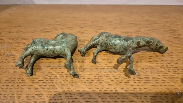 Figure di cavalli in bronzo