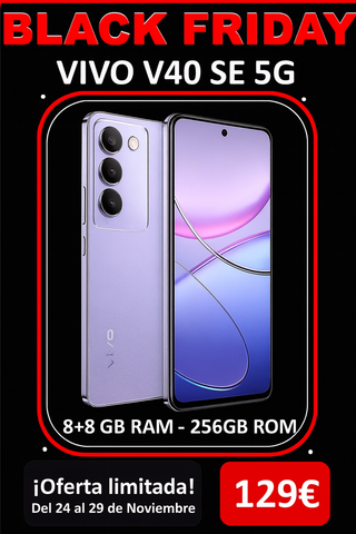 BLACK FRIDAY!! Vivo V40 SE 5G 256GB Violeta