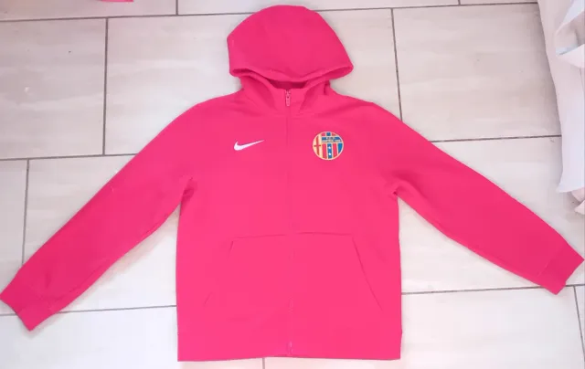 Felpa con cappuccio Nike rossa