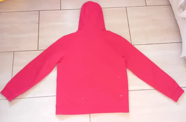 Felpa con cappuccio Nike rossa