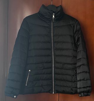 Parka plumón negra Talla L