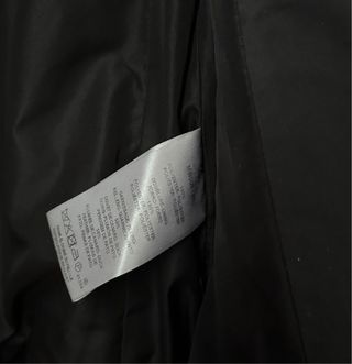 Parka plumón negra Talla L