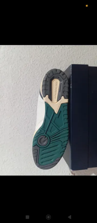 Zapatillas New Balance 550 Hombre Blancas/Verdes