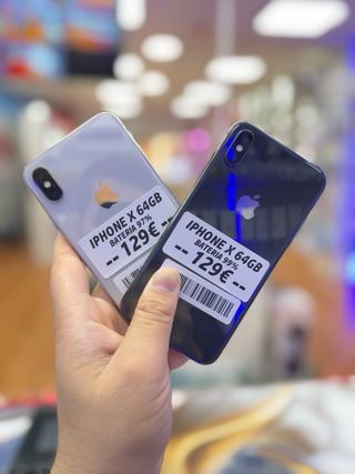 iPhone X 64GB Argento e Nero