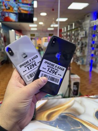 iPhone X 64GB Argento e Nero