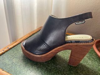 Sandalias de tacón negras EQUITARE