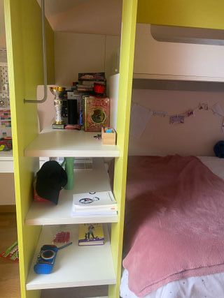 Litera juvenil con cama de matrimonio