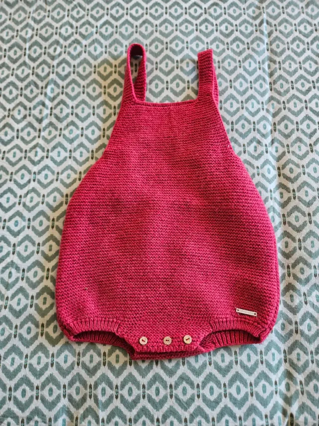 Pangasa Pelele Tejido color frambuesa