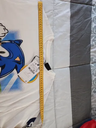 Camiseta Sonic ZARA Niño Talla 11/12