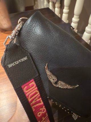 Bolso Zadig & Voltaire negro con cadena