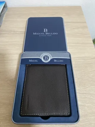 Cartera Miguel Bellido Azul y Plata