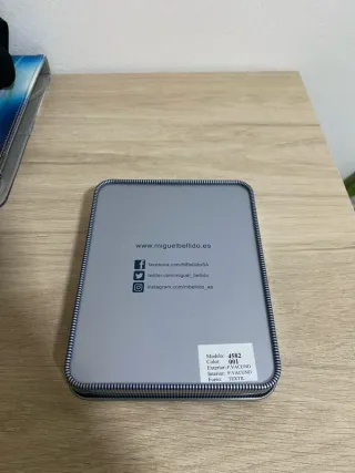 Cartera Miguel Bellido Azul y Plata