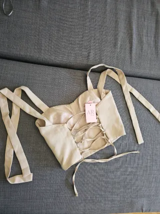 Top Corset Beige AR Talla Única