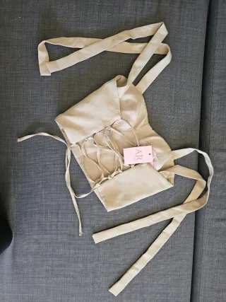 Top Corset Beige AR Talla Única