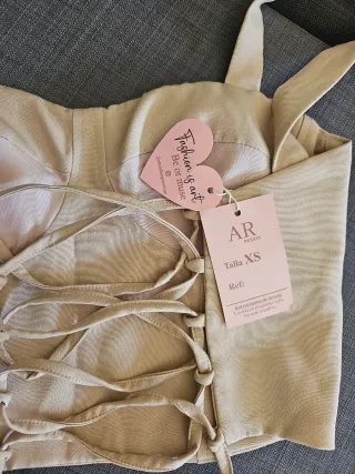 Top Corset Beige AR Talla Única