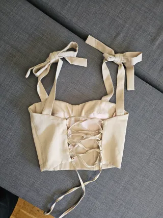 Top Corset Beige AR Talla Única