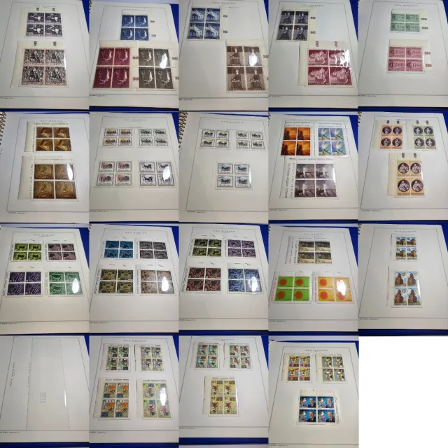 Album Marini Quartine San Marino 1965-1978 MNH