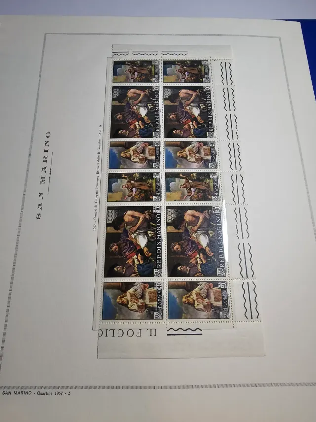 Album Marini Quartine San Marino 1965-1978 MNH