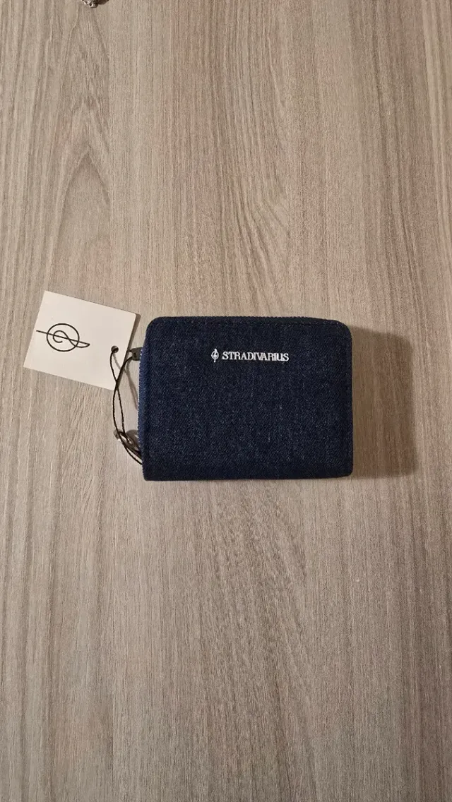 Portafoglio Stradivarius blu jeans