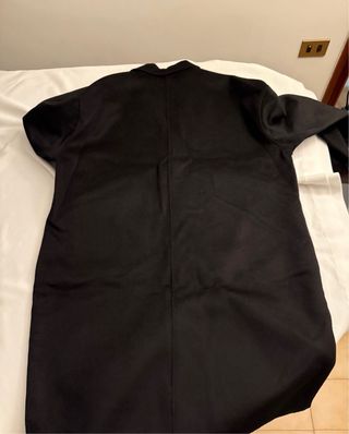 Cappotto Benetton Sfoderato Nero Taglia XL