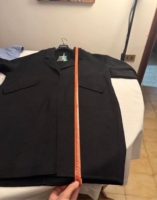 Cappotto Benetton Sfoderato Nero Taglia XL