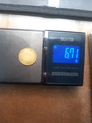 Moneda de Oro Carlos III 1794