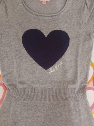 Abito OVS bambina cuore tg 5/6 anni