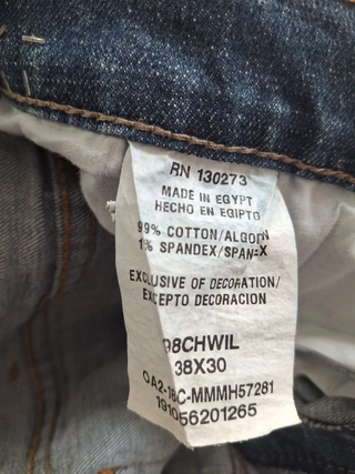 Pantalón Wrangler Relaxed Fit Azul