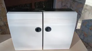 Mobiletto portaoggetti bianco