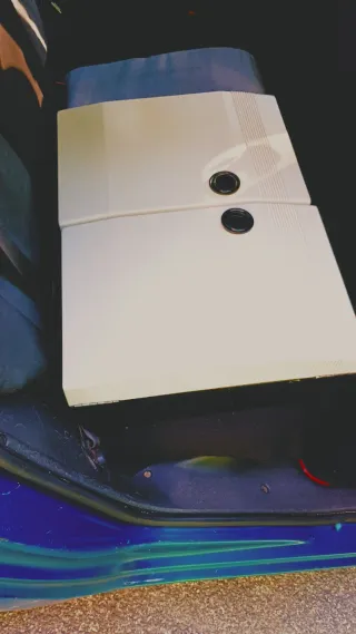 Mobiletto portaoggetti bianco