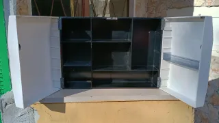 Mobiletto portaoggetti bianco