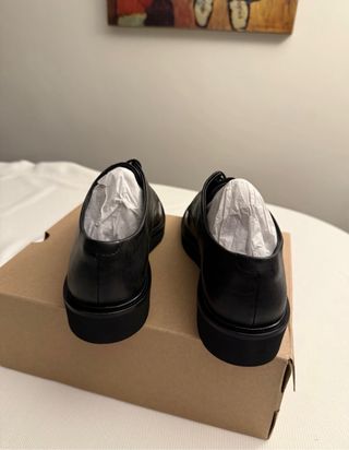 Clarks Derby Nere Donna Tg 39