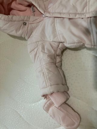 Abrigo buzo bebé Chicco rosa