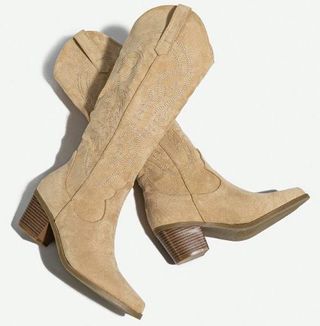Talla 40 - Botas altas camperas beige