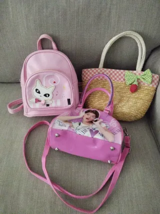 Lote bolso y mochila niña + regalo