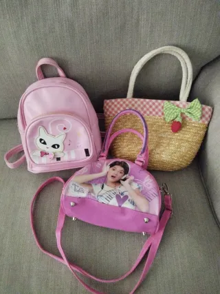 Lote bolso y mochila niña + regalo