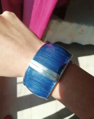 Bracciale Stroili Oro Blu e Argento..