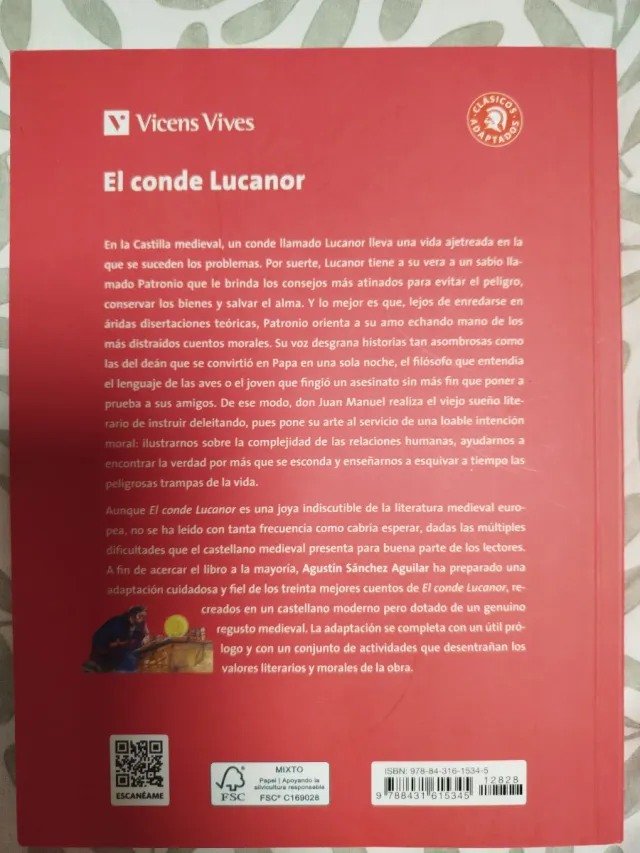 El conde Lucanor, ESO. Material auxiliar (Spani...