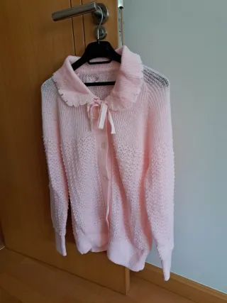 Mañanita rosa mujer talla única