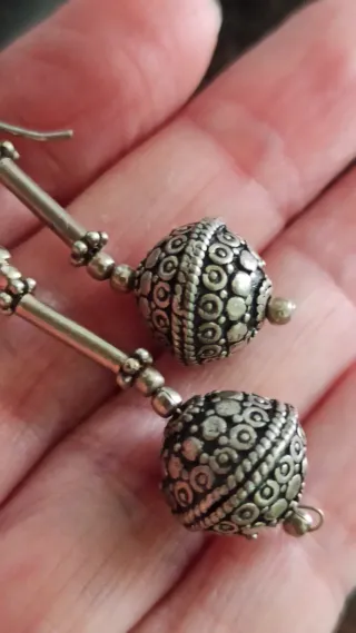 Pendientes Plata Antigua 925