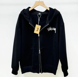 Sudadera Stüssy Zip Hoodie Talla M/L Negra