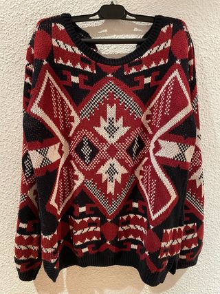 Jersey con estampado geométrico