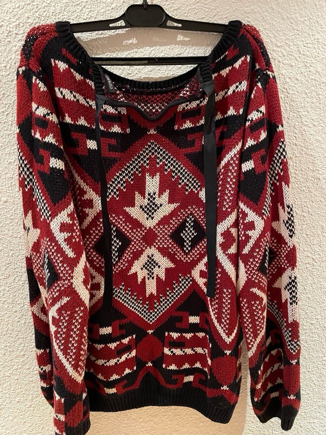 Jersey con estampado geométrico